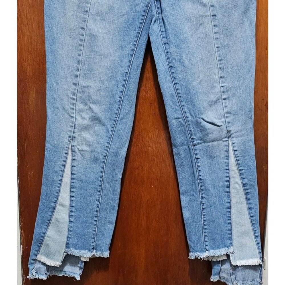 William Rast Color Block Cropped Jeans Size 27 - Picture 6 of 10